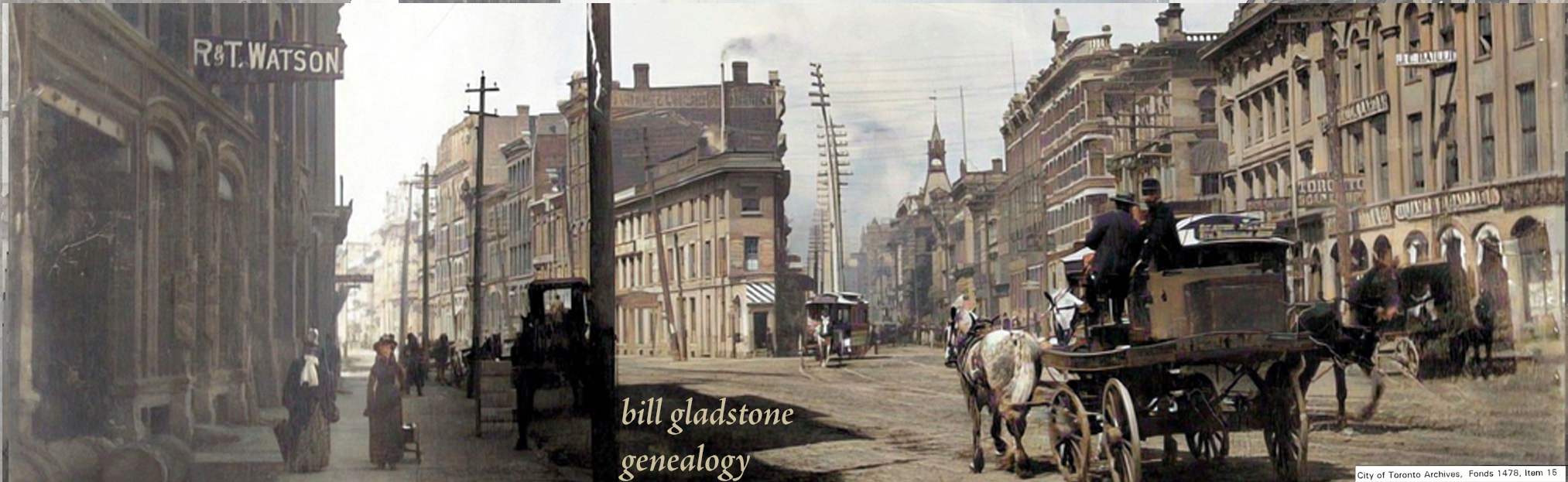 Bill Gladstone Genealogy